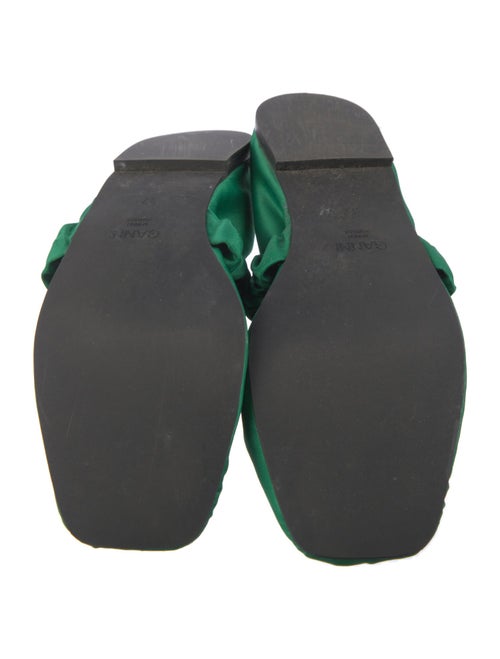 Ganni Satin Ballet Flats