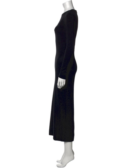 Ganni Crew Neck Midi Length Dress