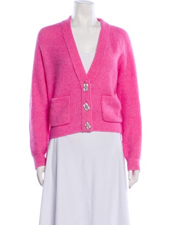 Ganni Alpaca V-Neck Sweater