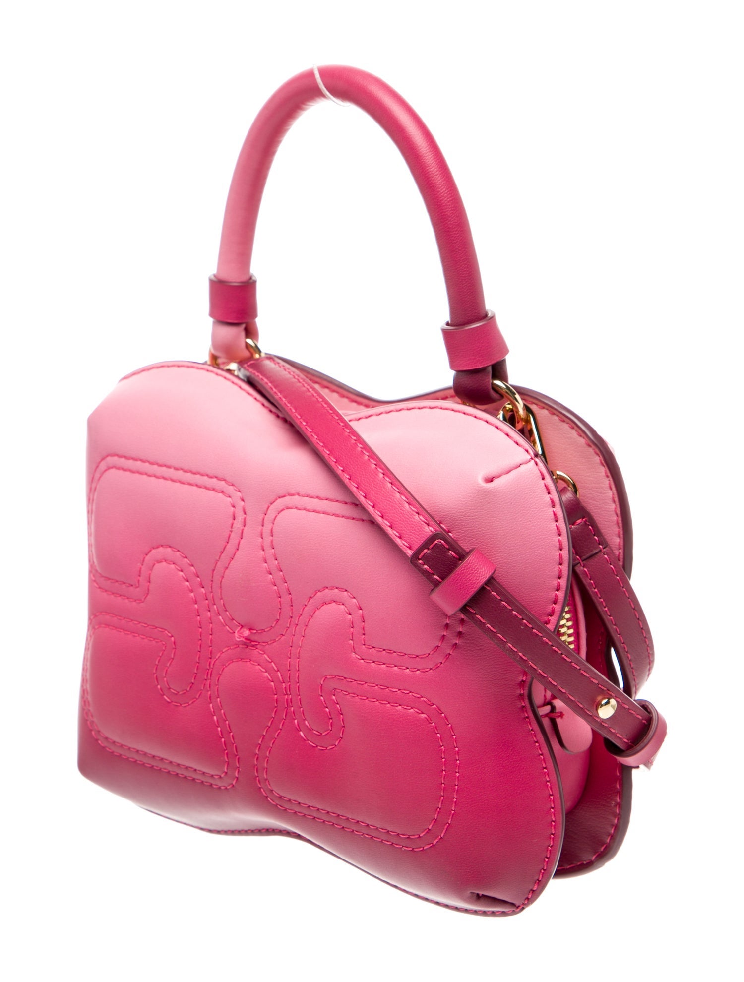 Ganni Leather Shoulder Bag