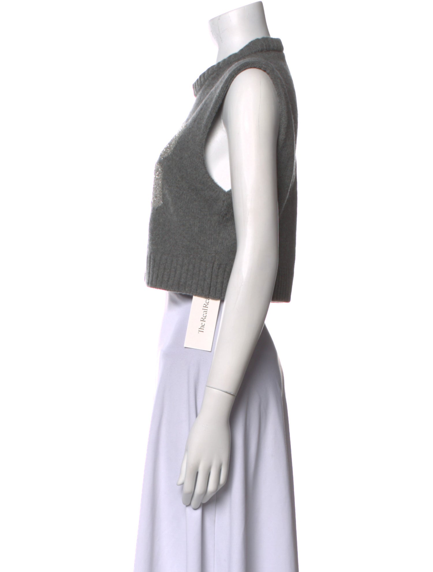 Ganni Graphic Print Crew Neck Sweater