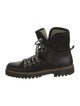 Ganni Leather Combat Boots