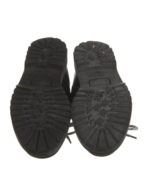 Ganni Leather Combat Boots