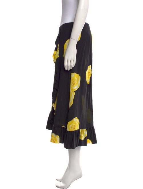 Ganni Silk Midi Length Skirt