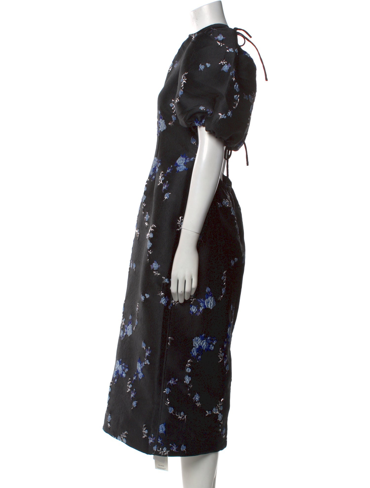 Ganni Floral Print Long Dress