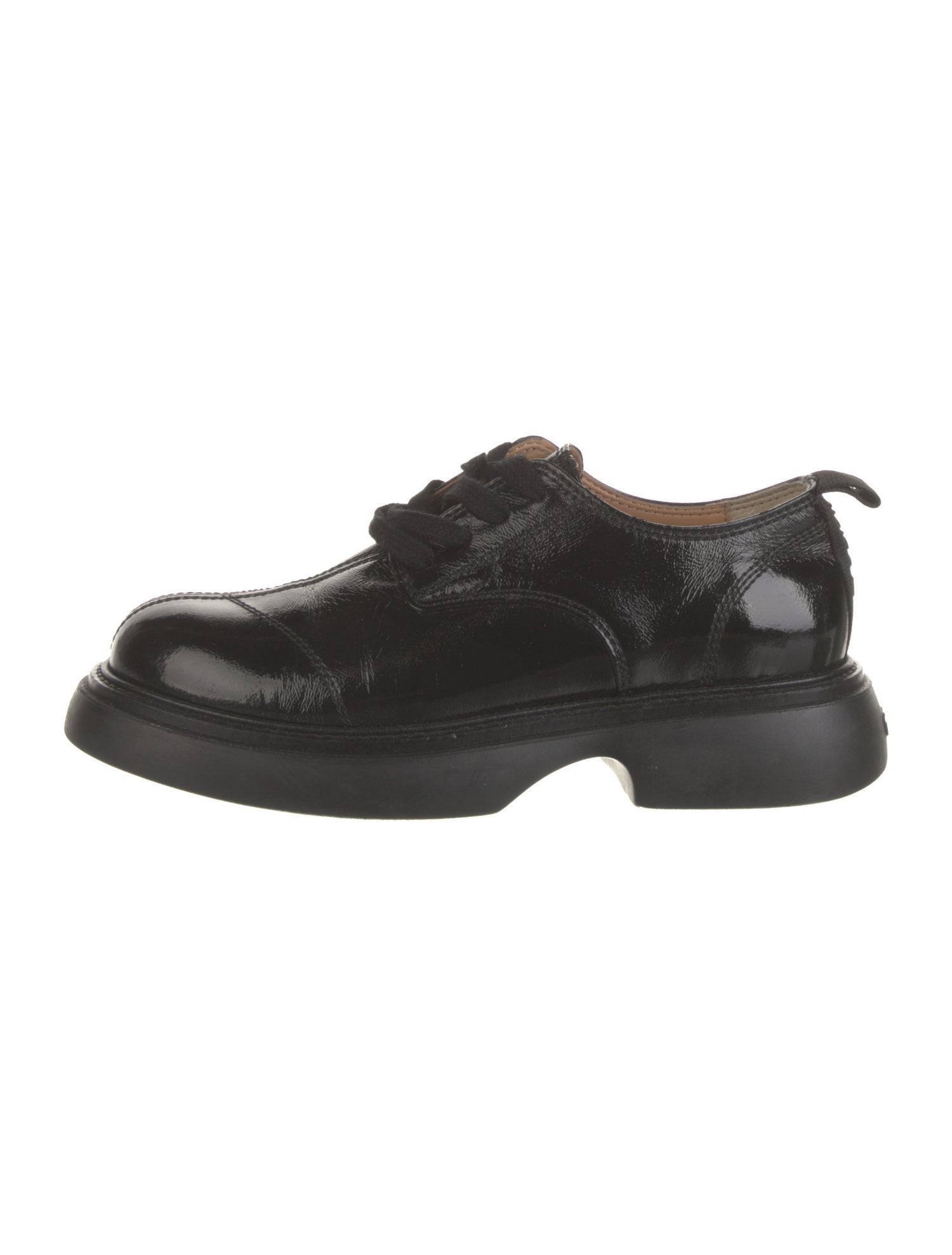 Ganni Patent Leather Oxfords
