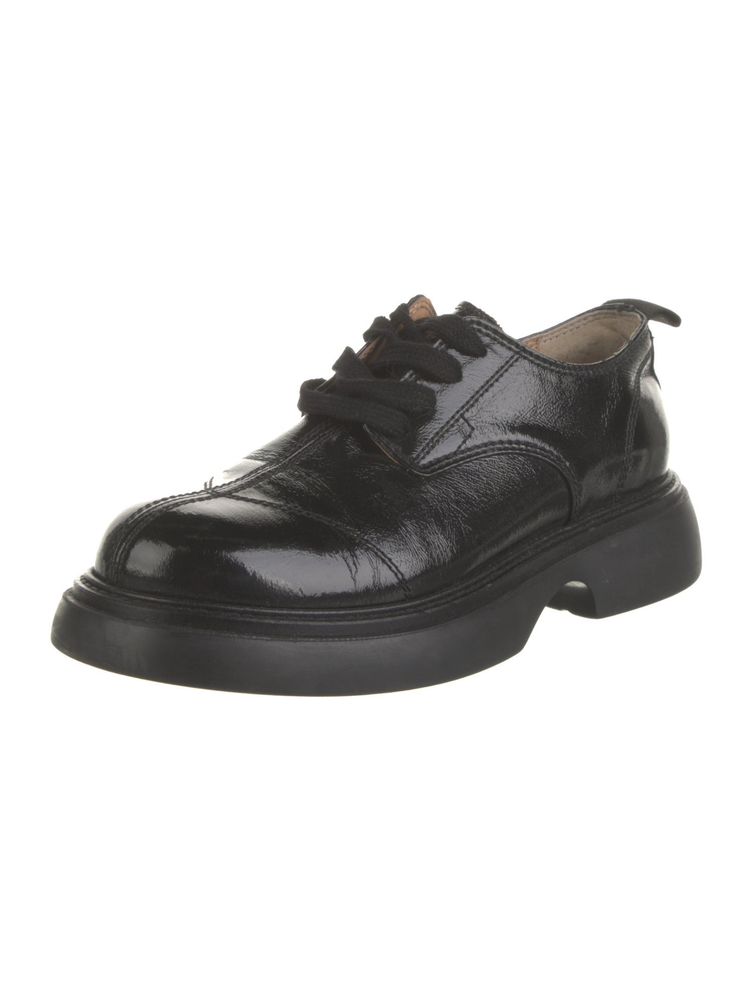 Ganni Patent Leather Oxfords