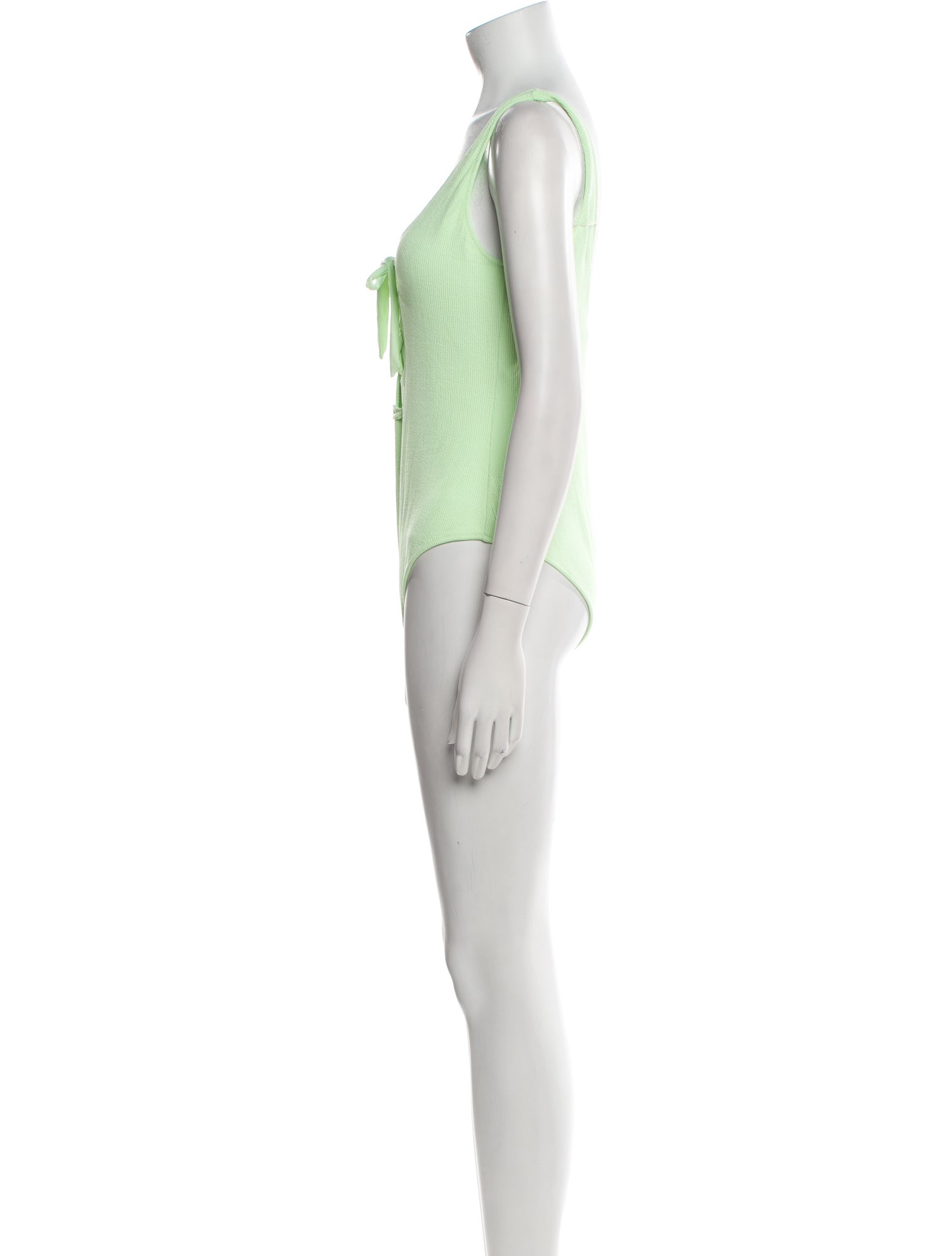 Ganni Eyelet Trim One-Piece w/ Tags