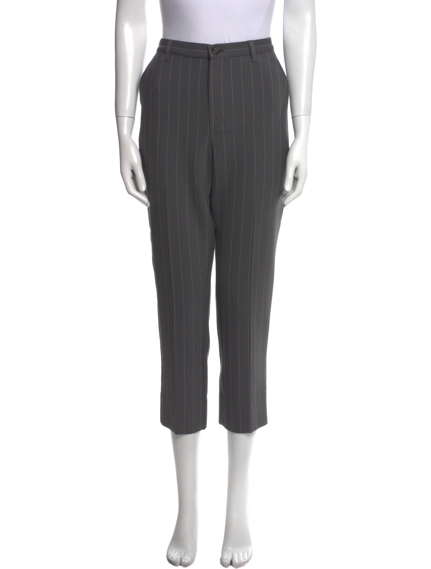 Ganni Striped Straight Leg Pants