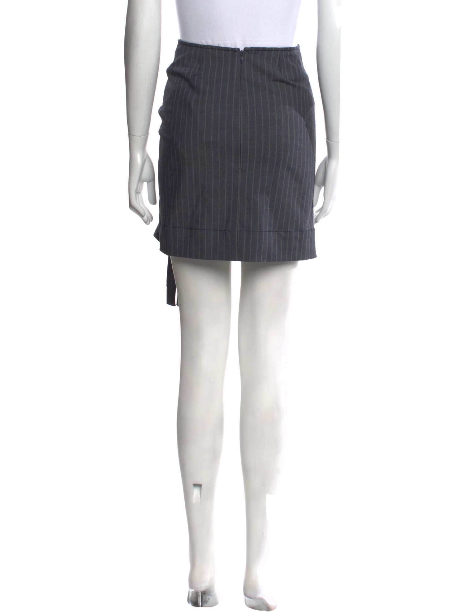 Ganni Ruffle Embellishment Knee-Length Skirt