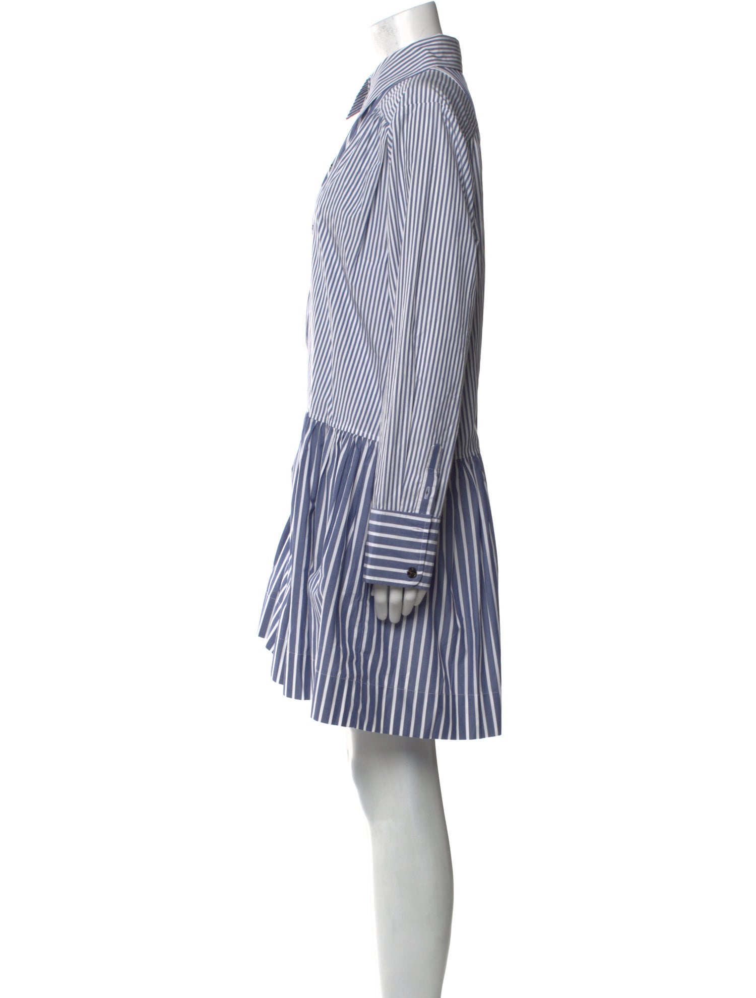 Ganni Striped Mini Dress