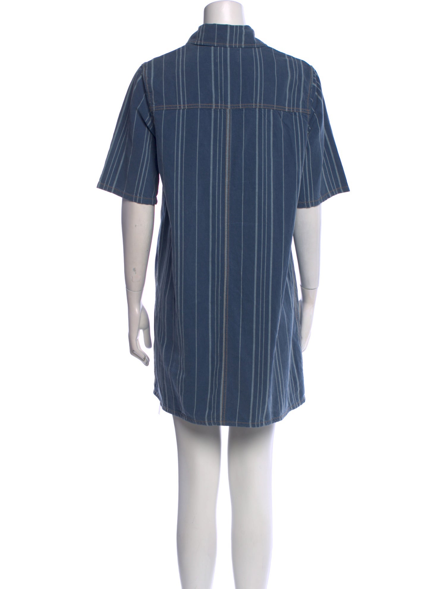 Ganni Striped Mini Dress