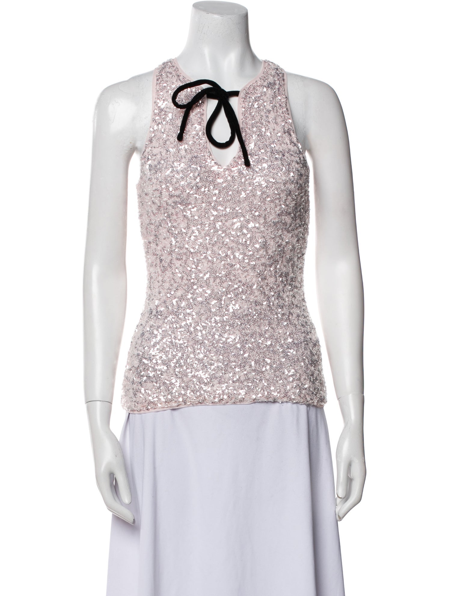 Ganni Halterneck Sleeveless Top