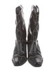 Ganni Leather Western Boots
