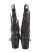 Ganni Leather Western Boots