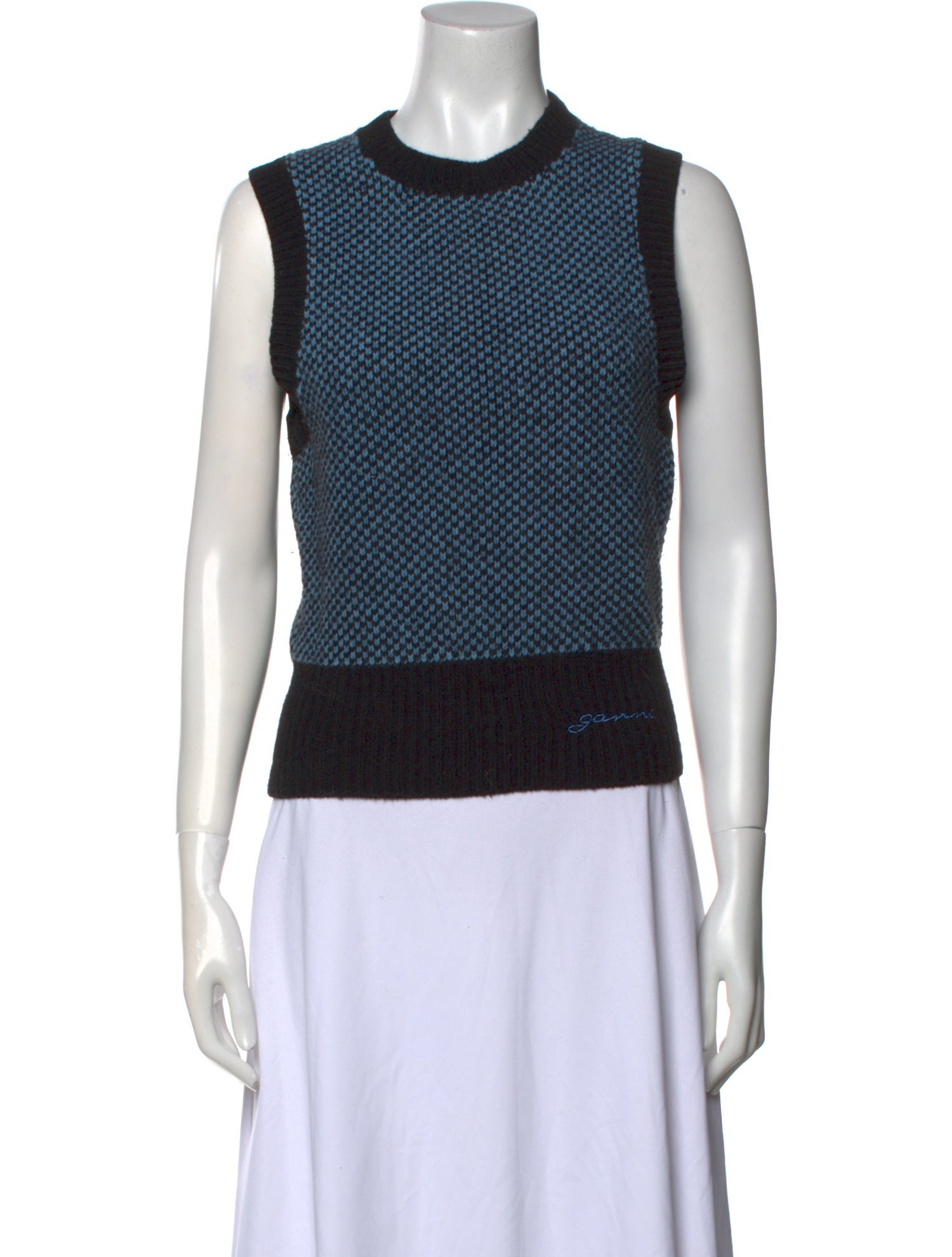 Ganni Wool Crew Neck Sweater