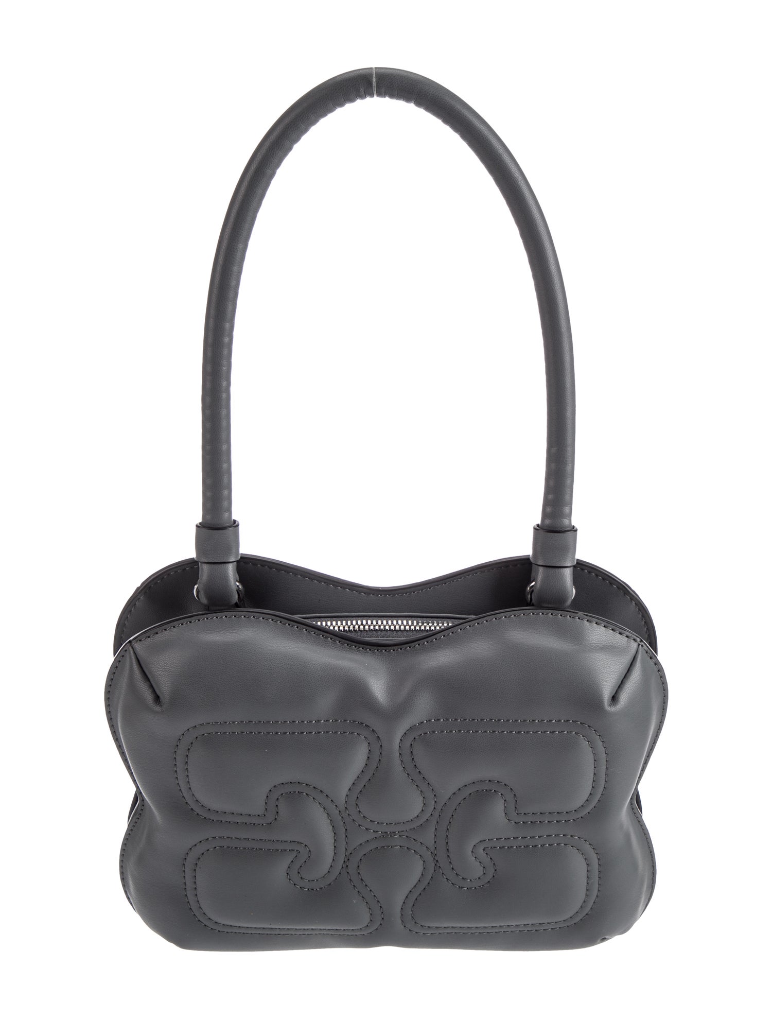 Ganni Leather Shoulder Bag