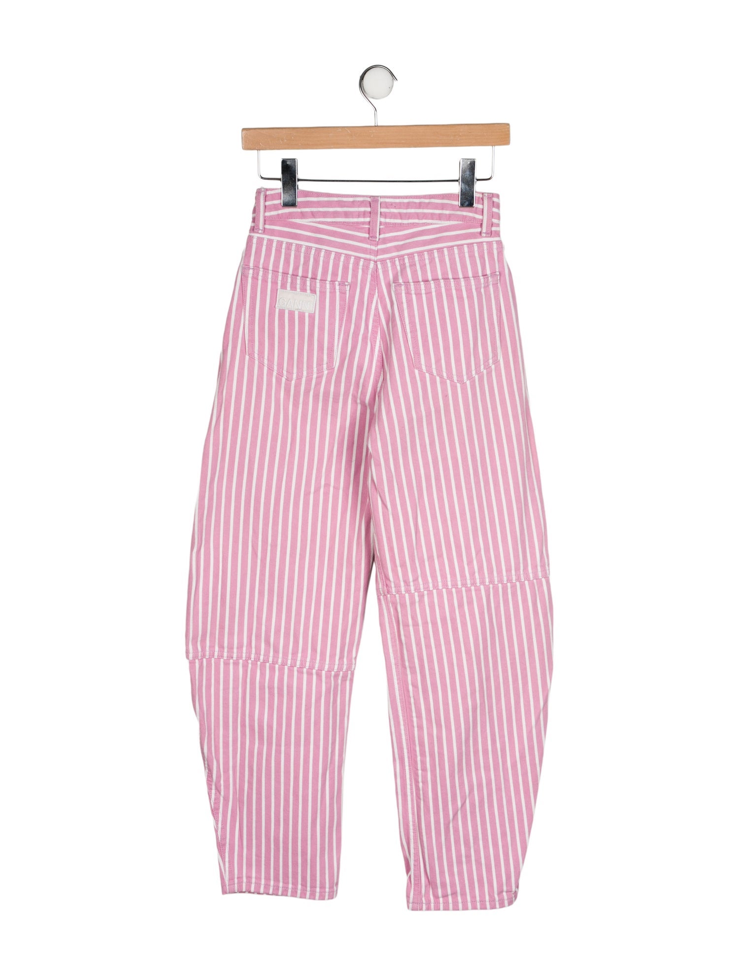 Ganni High-Rise Straight Leg Jeans