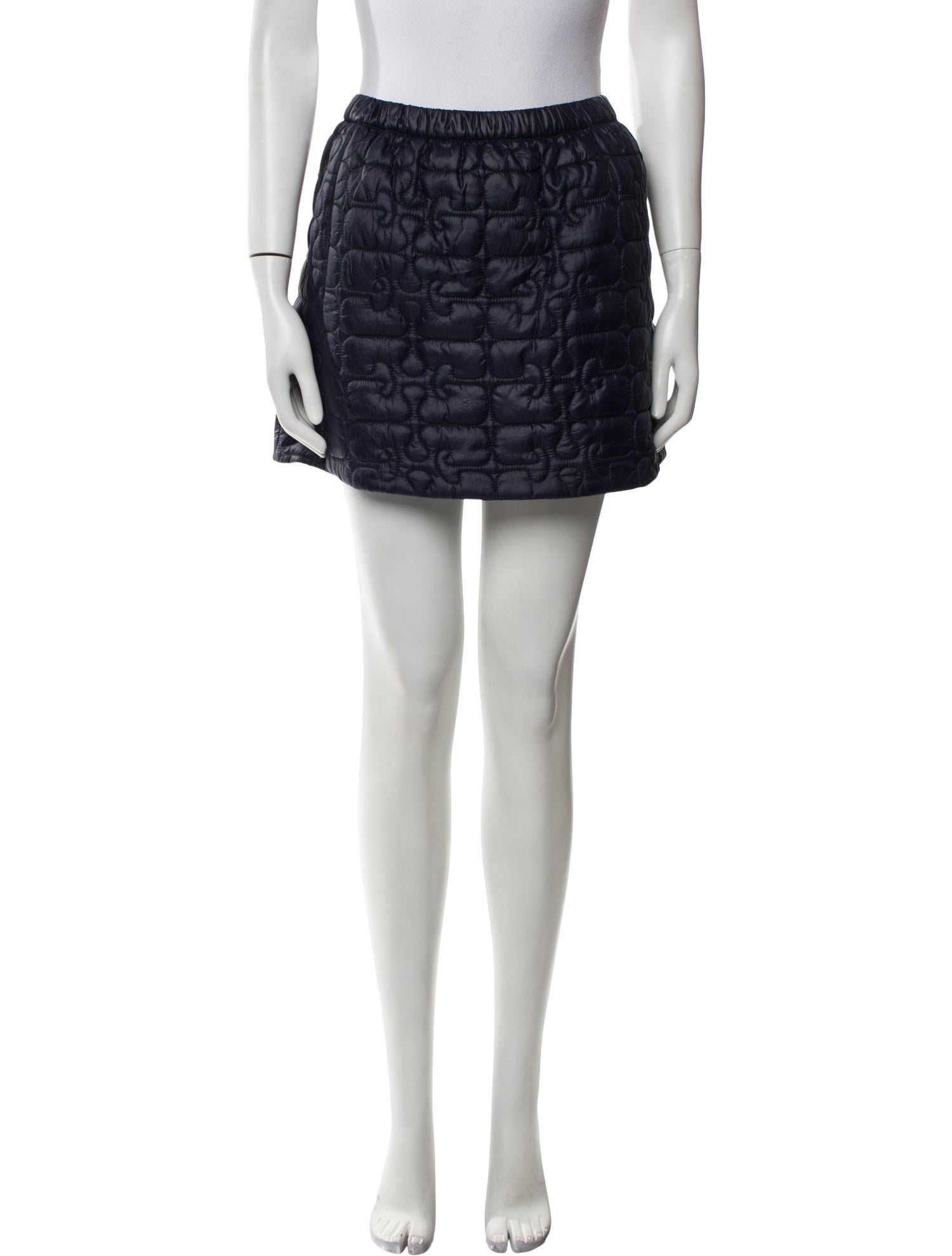 Ganni Nylon Mini Skirt