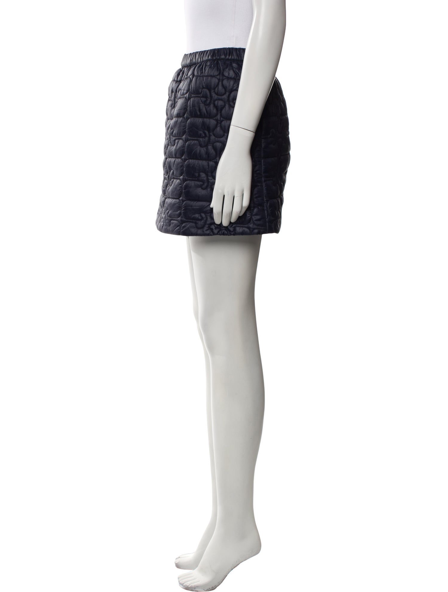 Ganni Nylon Mini Skirt