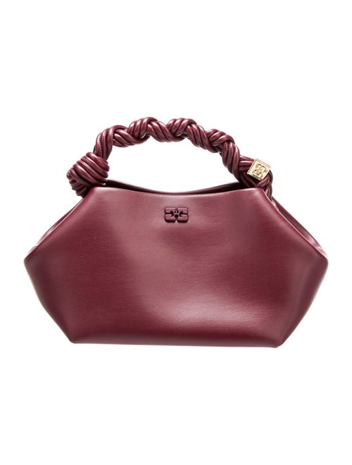 Ganni Leather Top Handle Bag