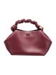 Ganni Leather Top Handle Bag