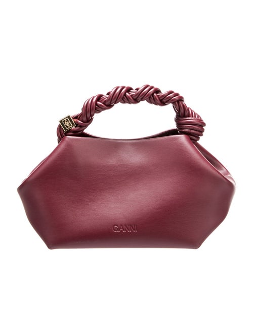 Ganni Leather Top Handle Bag