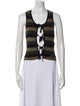 Ganni Merino Wool Striped Sweater