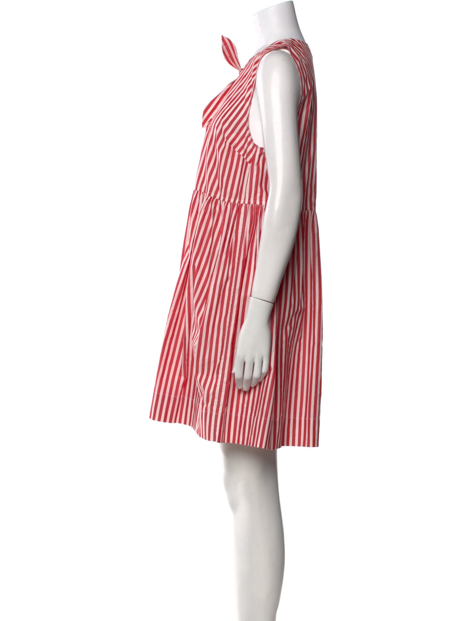 Ganni Striped Mini Dress