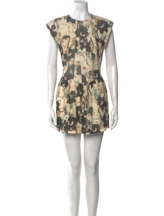 Ganni Printed Mini Dress