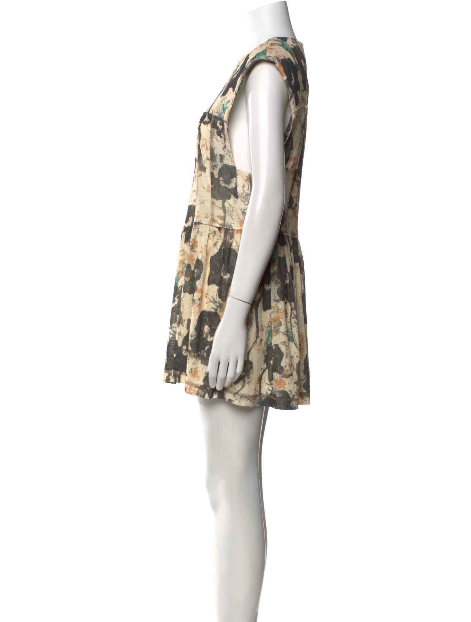 Ganni Printed Mini Dress