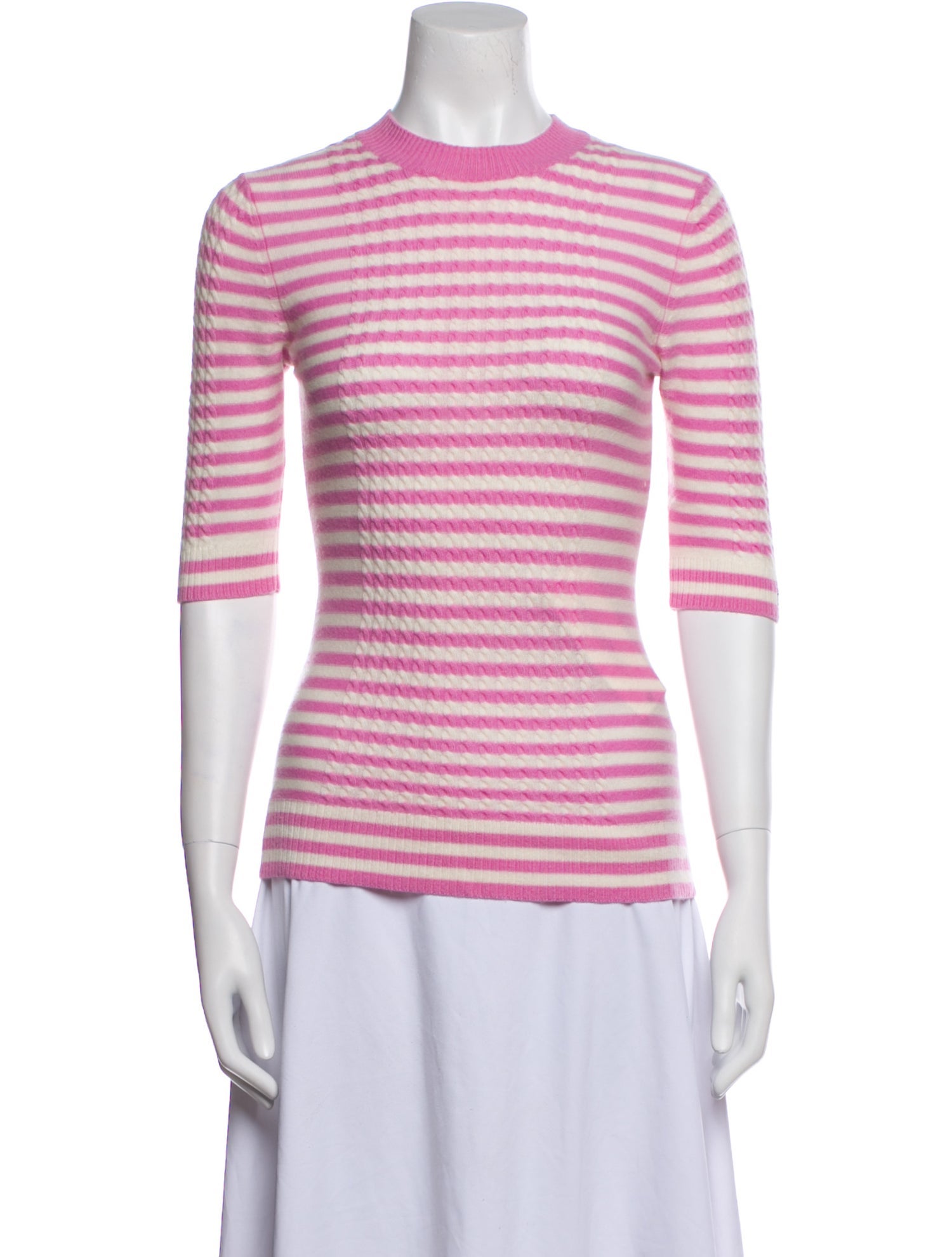 Ganni Wool Striped Sweater