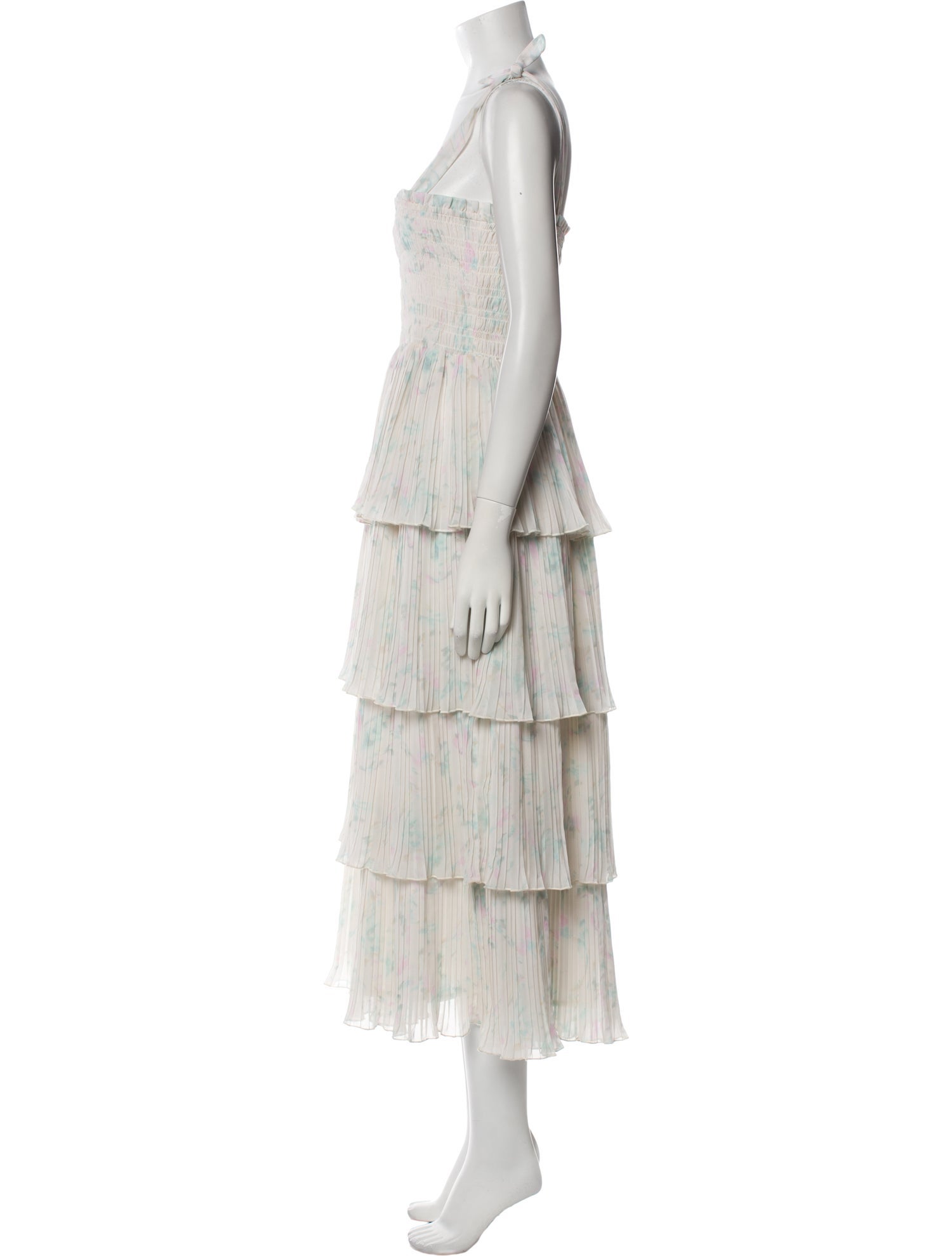 Ganni Printed Long Dress