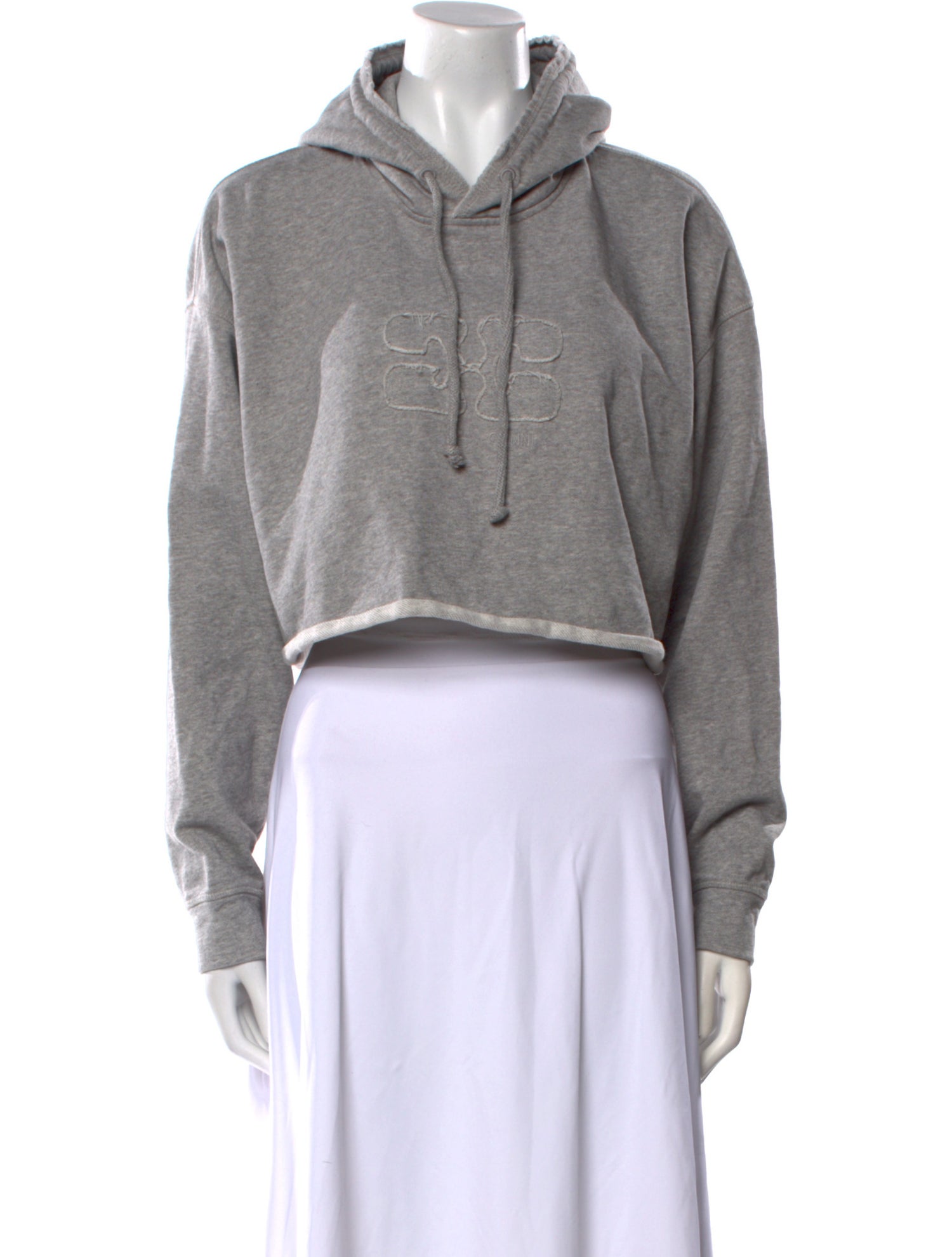 Ganni Crew Neck Long Sleeve Sweatshirt