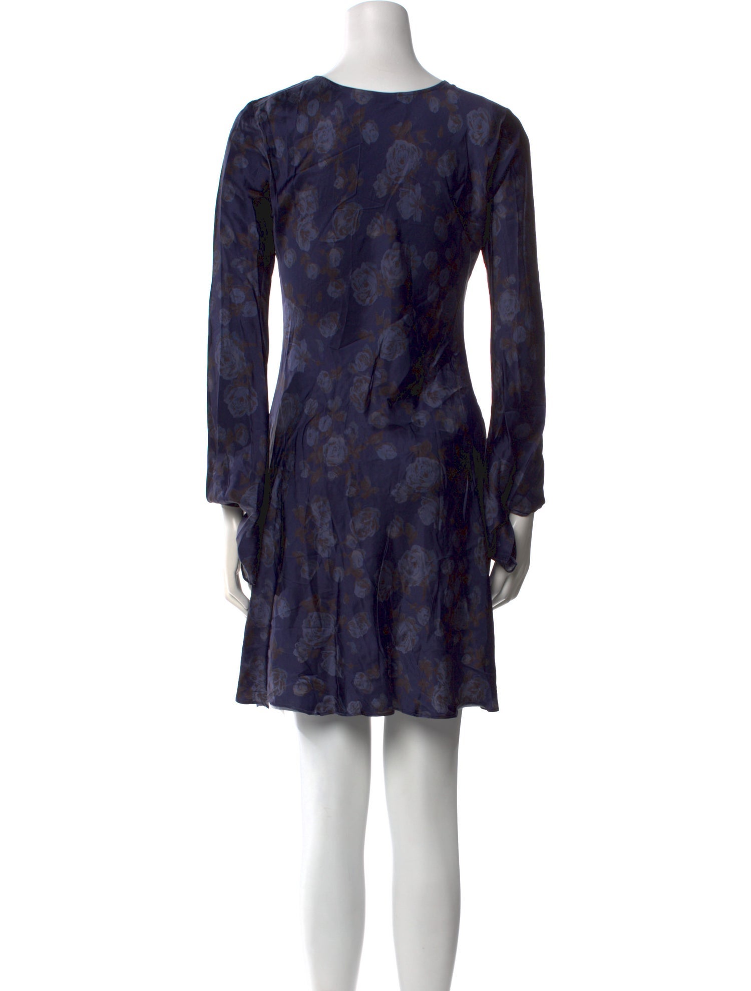 Ganni Floral Print Mini Dress