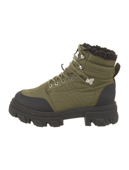 Ganni Nylon Combat Boots