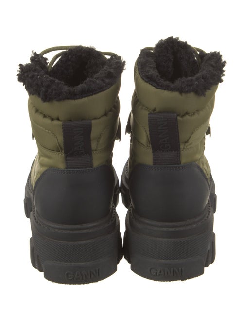 Ganni Nylon Combat Boots