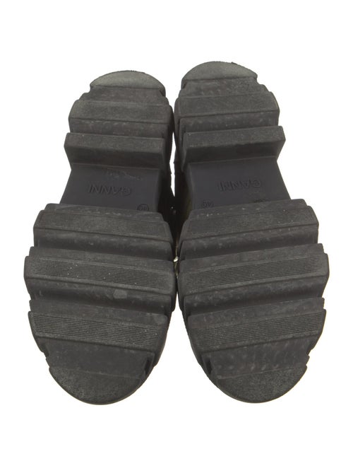 Ganni Nylon Combat Boots