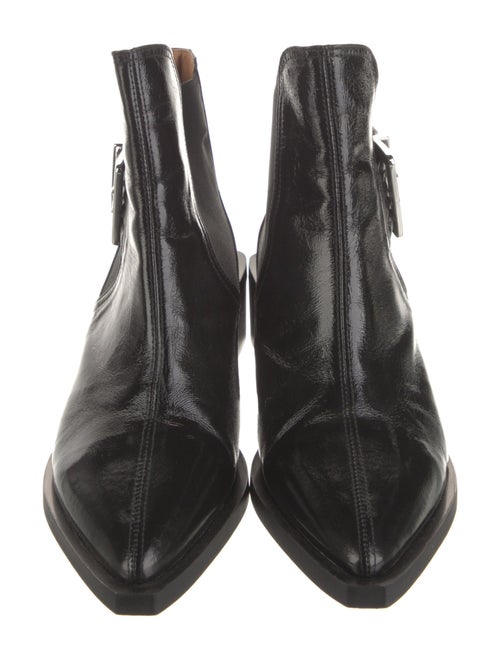 Ganni Leather Chelsea Boots