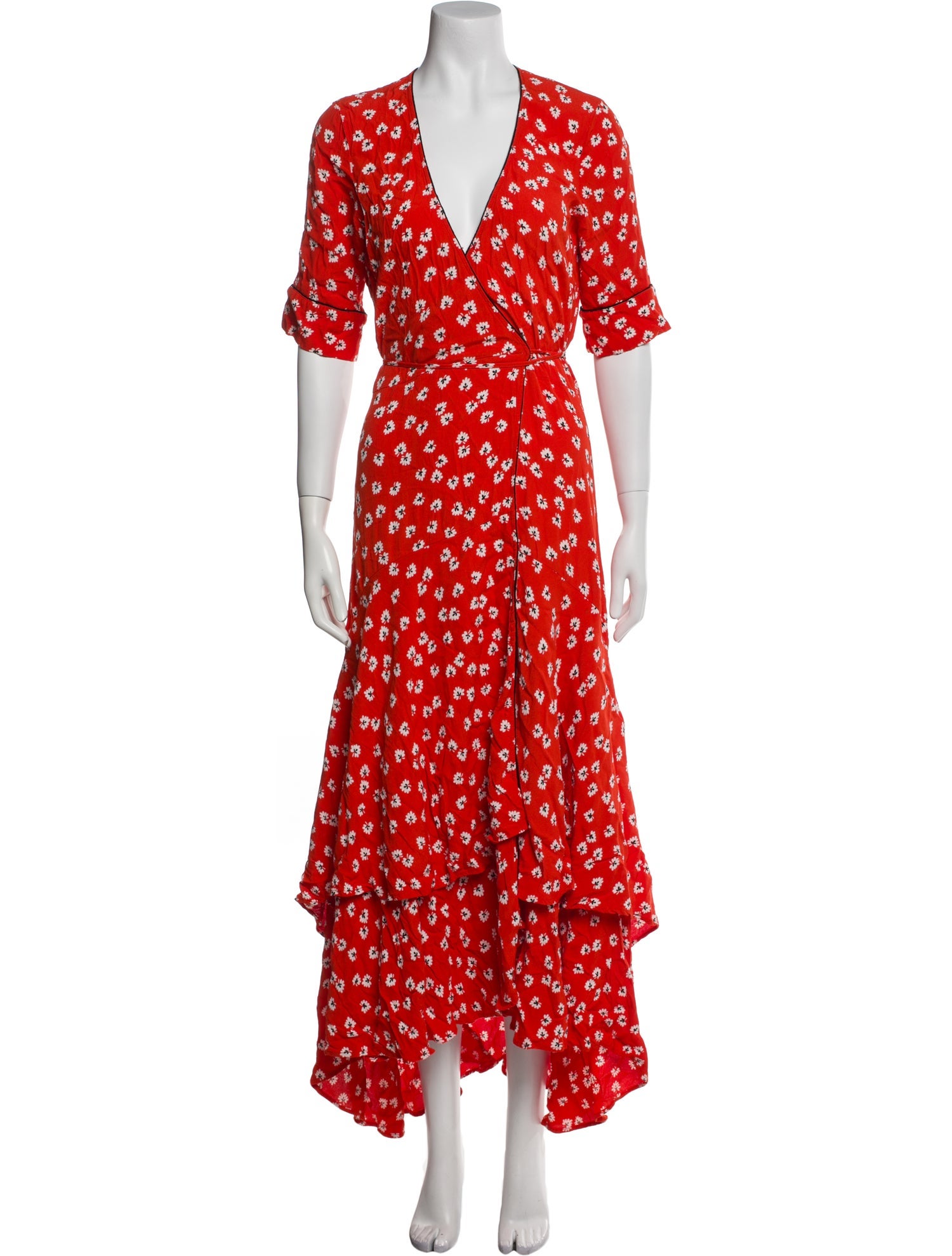 Ganni Floral Print Long Dress