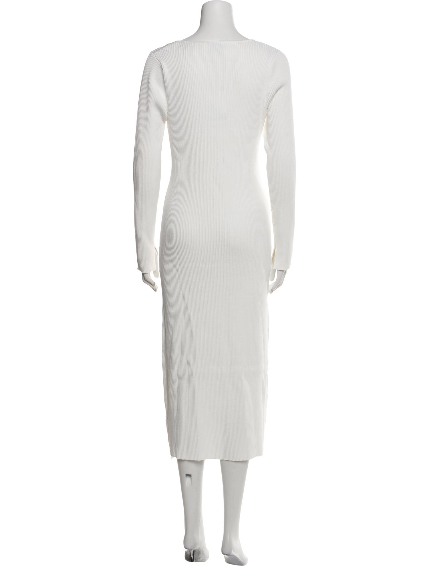 Ganni Scoop Neck Long Dress