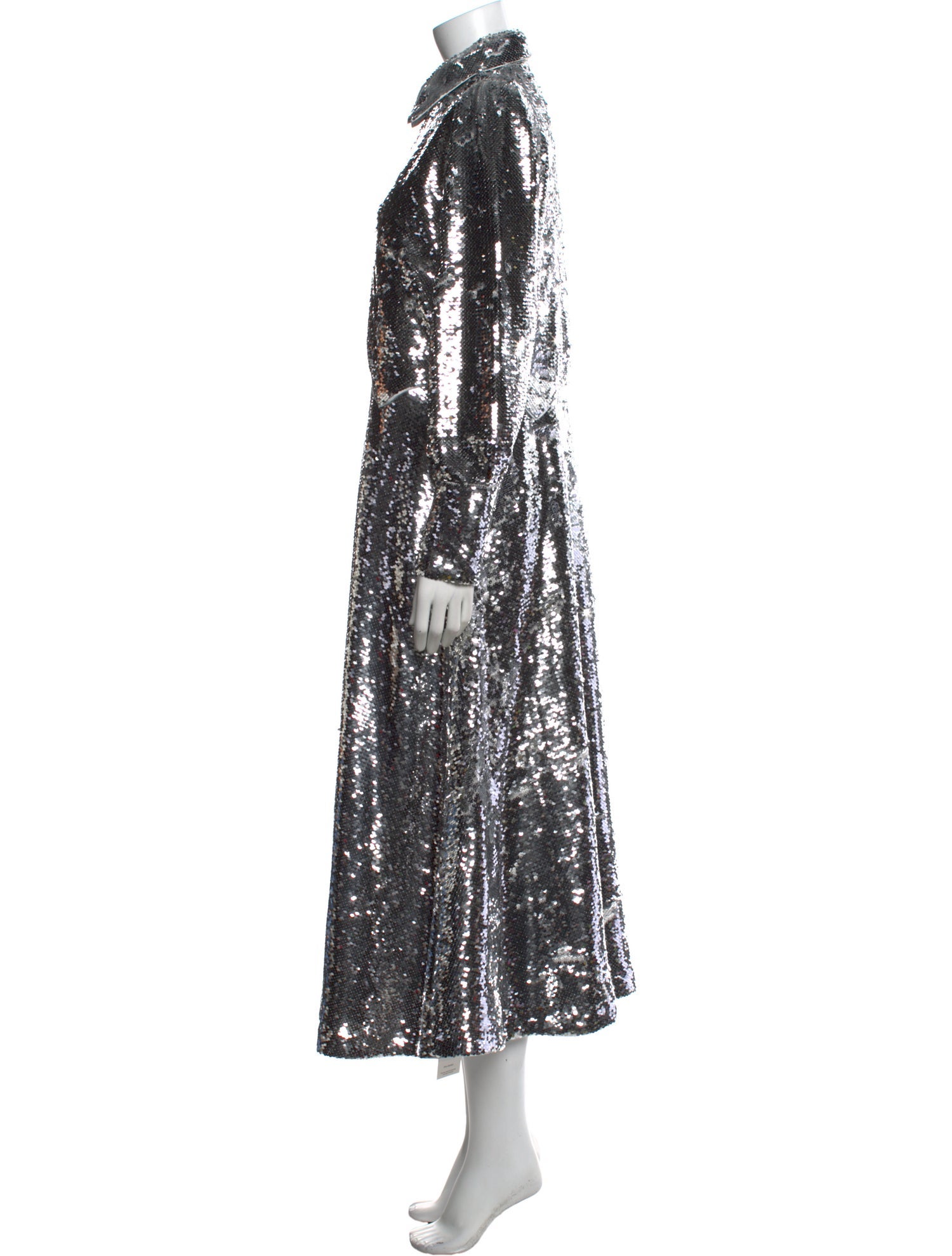 Ganni Mock Neck Long Dress w/ Tags