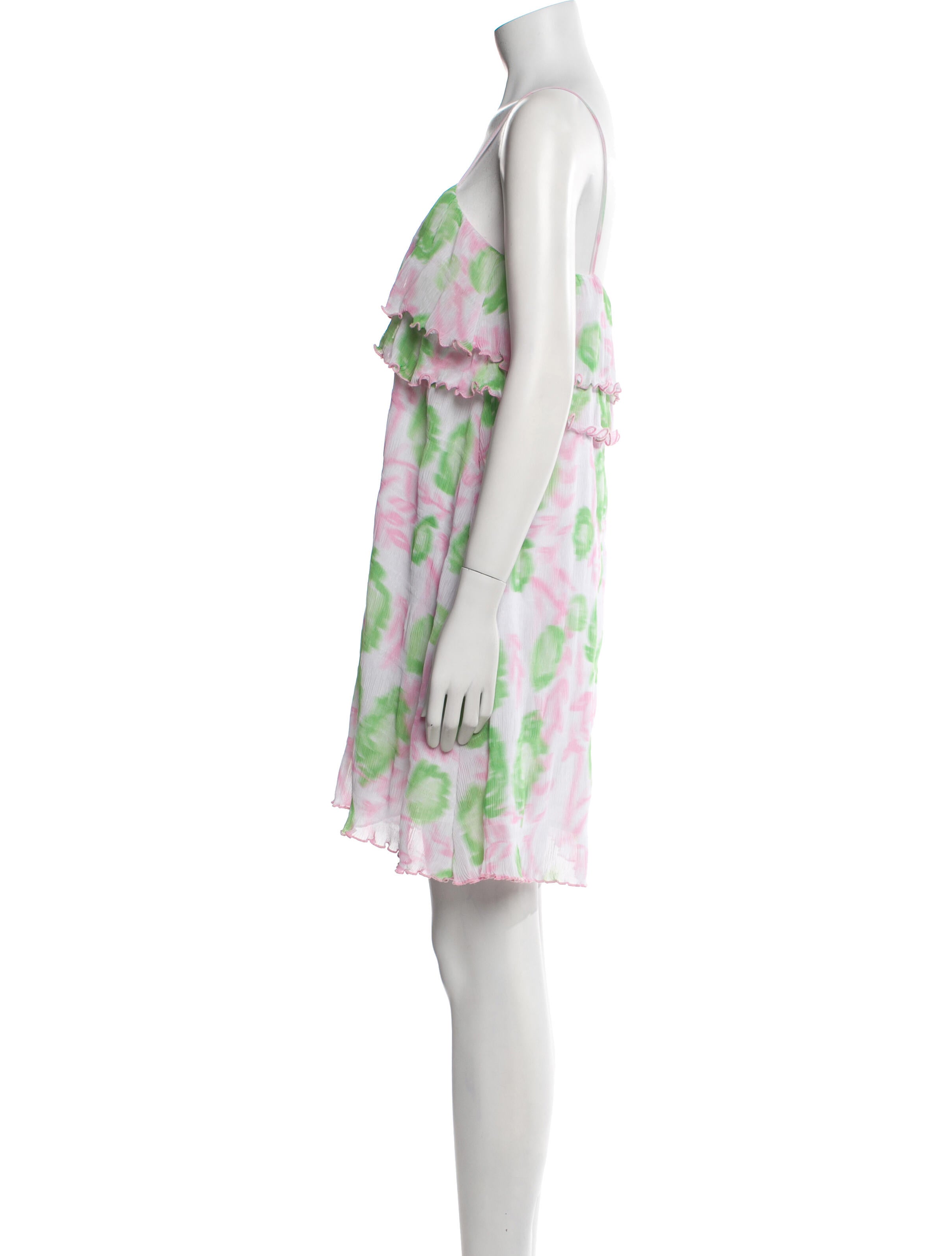 Ganni Floral Print Mini Dress w/ Tags