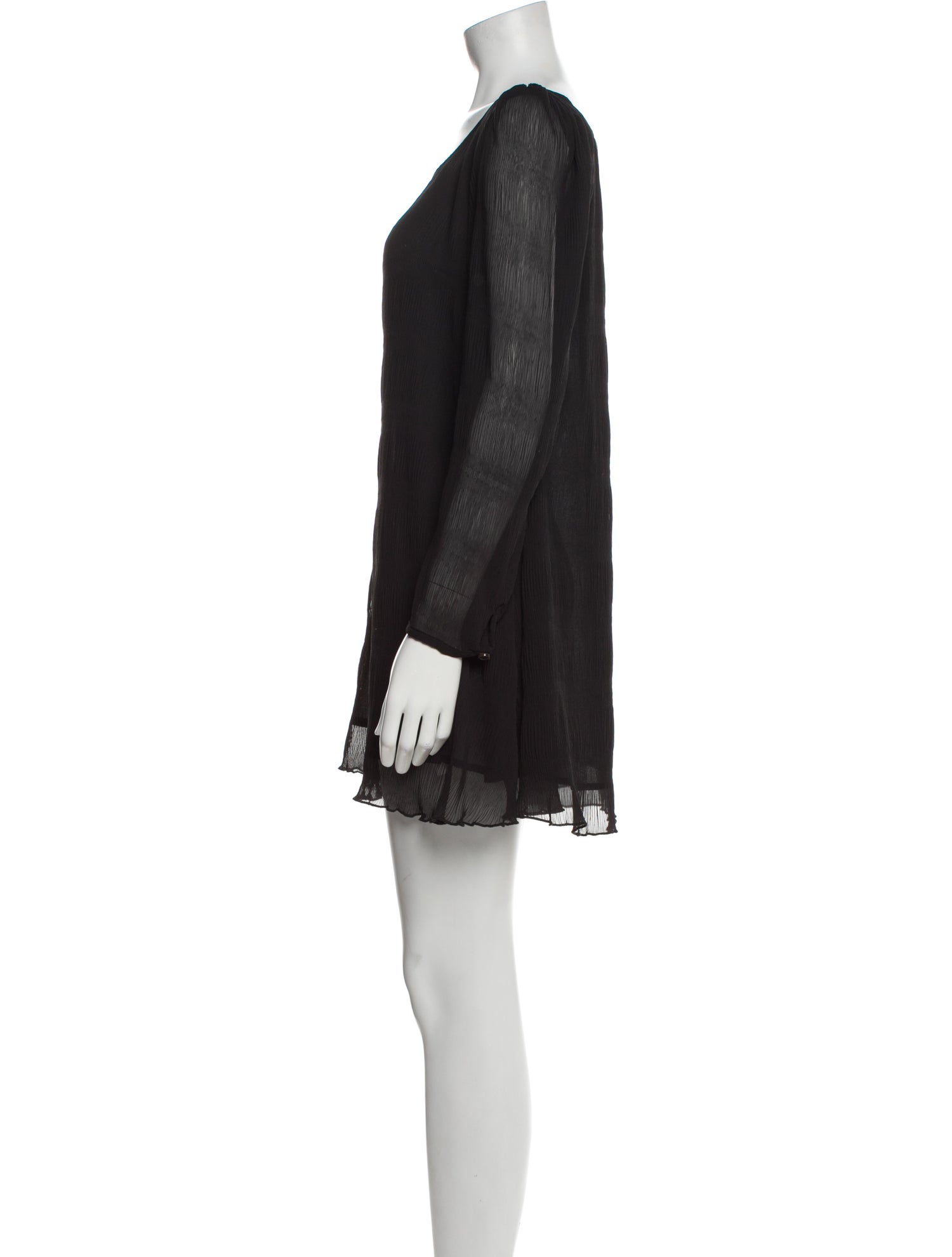 Ganni Bateau Neckline Mini Dress