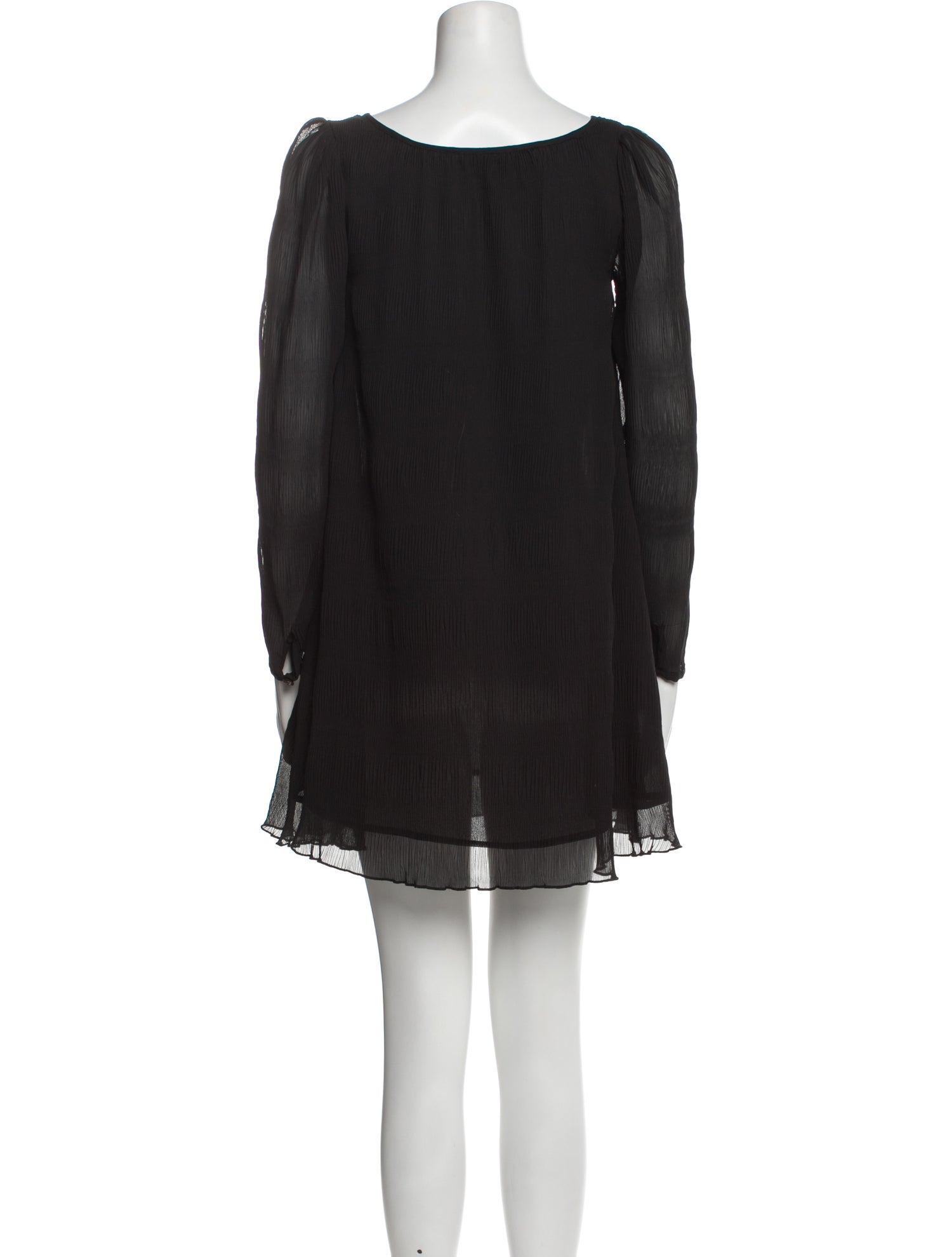 Ganni Bateau Neckline Mini Dress