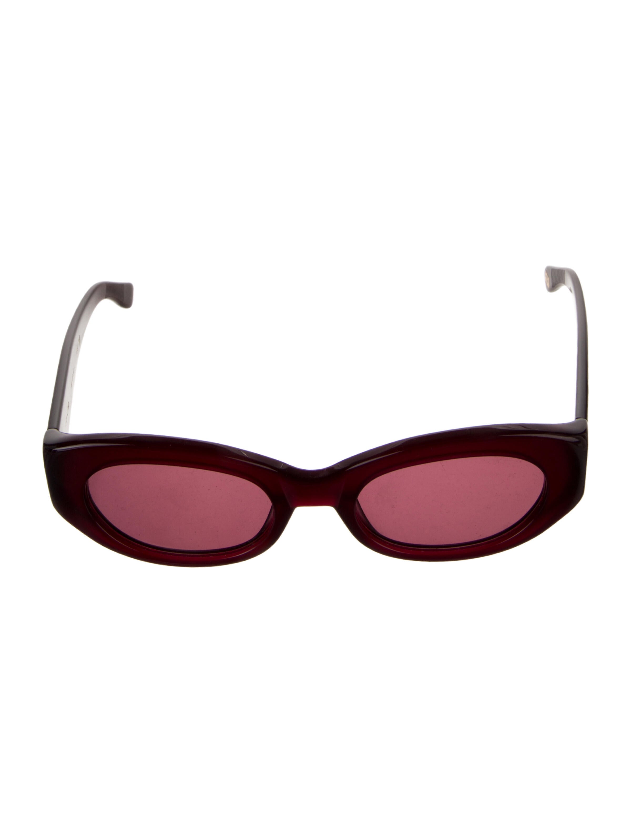 Ganni Quin Round Sunglasses