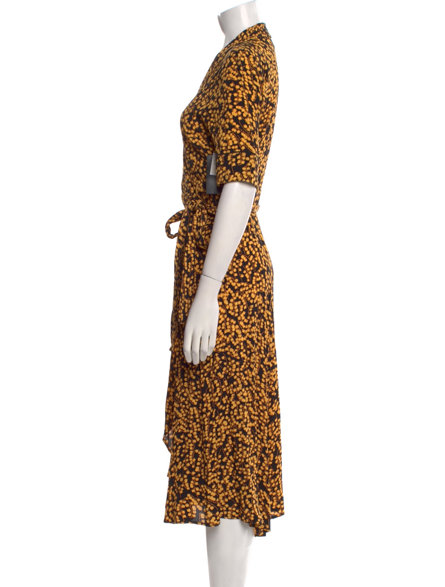 Ganni Printed Midi Length Dress w/ Tags