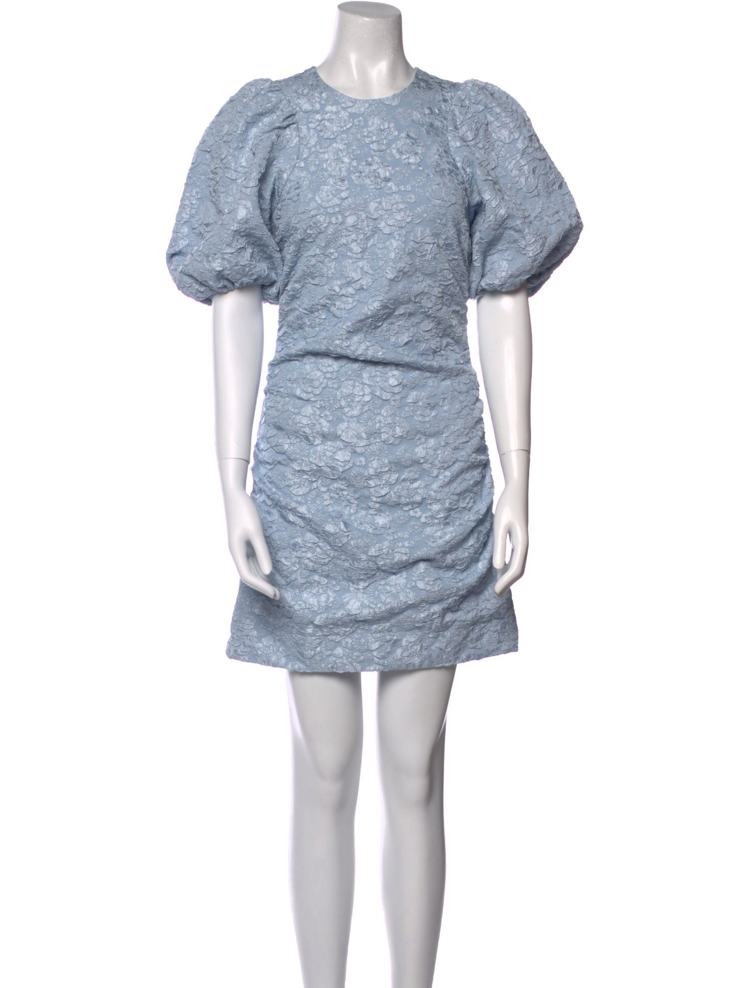 Ganni Crew Neck Mini Dress