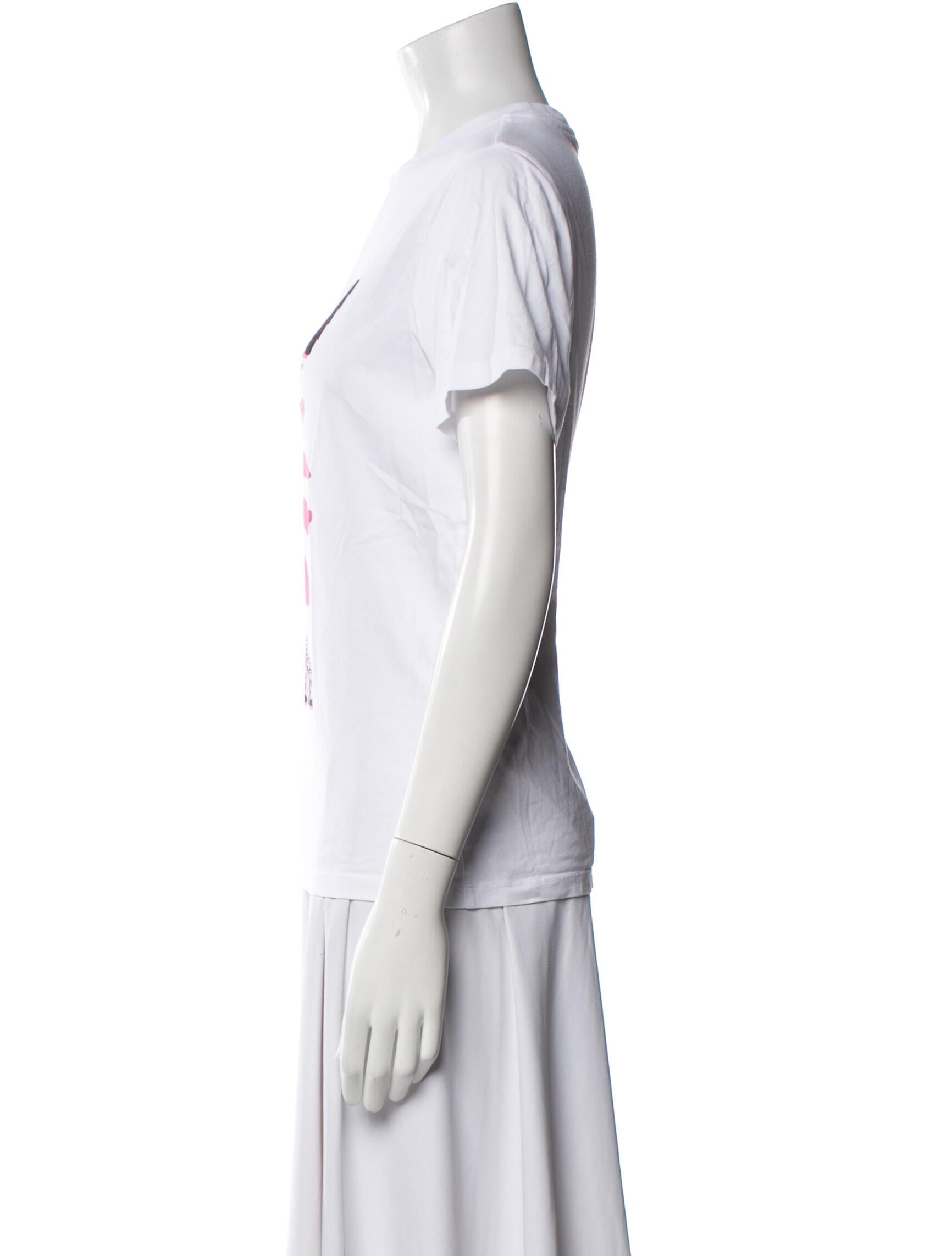 Ganni Graphic Print Crew Neck T-Shirt