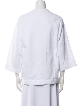 Ganni Graphic Print Crew Neck Sweatshirt